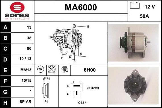 Sera MA6000 - Генератор autocars.com.ua