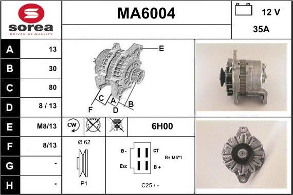 Sera MA6004 - Генератор autodnr.net