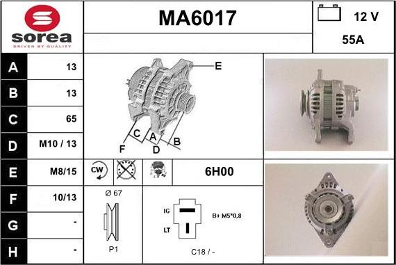 Sera MA6017 - Генератор autodnr.net