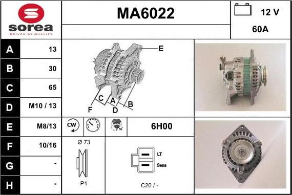 Sera MA6022 - Генератор autocars.com.ua