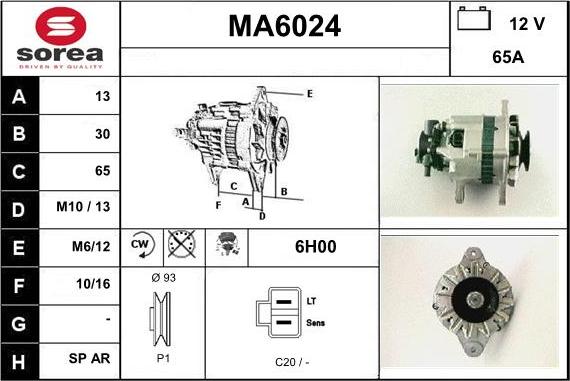 Sera MA6024 - Генератор autocars.com.ua