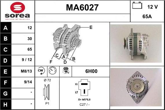 Sera MA6027 - Генератор autodnr.net