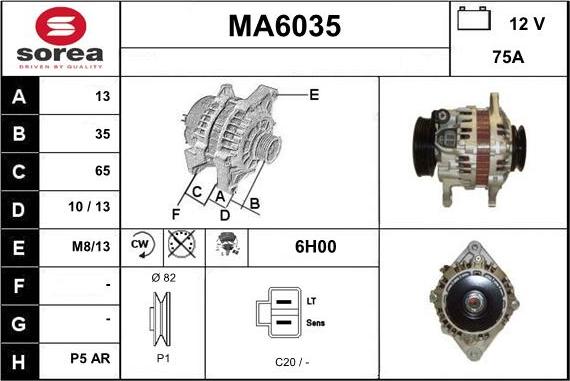 Sera MA6035 - Генератор autodnr.net