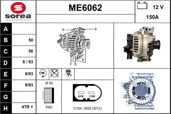 Sera ME6062 - Генератор autocars.com.ua