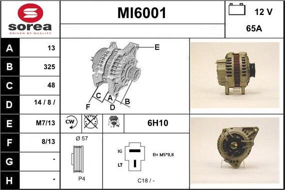 Sera MI6001 - Генератор autocars.com.ua