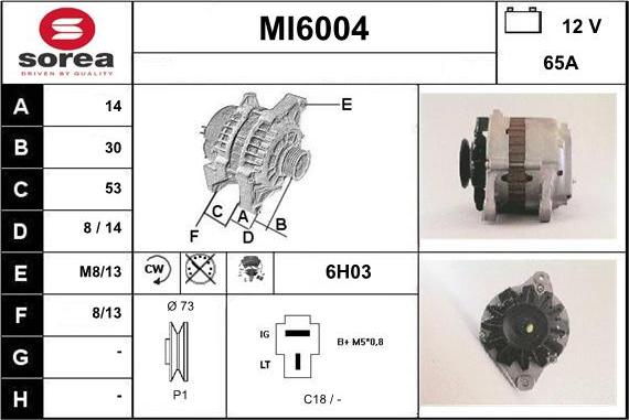 Sera MI6004 - Генератор autocars.com.ua