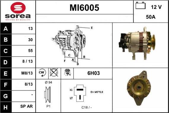 Sera MI6005 - Генератор autocars.com.ua