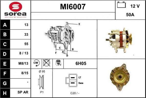 Sera MI6007 - Генератор autocars.com.ua