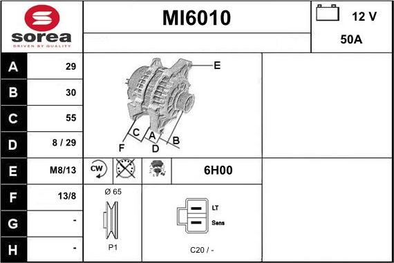 Sera MI6010 - Генератор autocars.com.ua