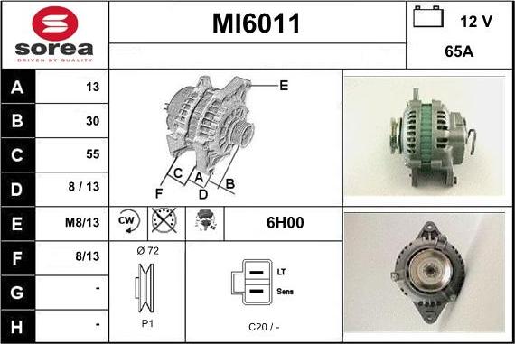 Sera MI6011 - Генератор autocars.com.ua