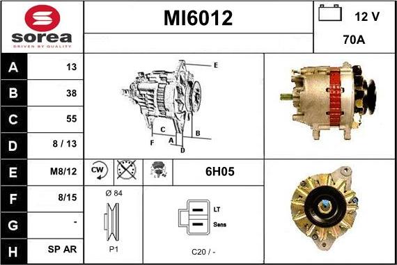 Sera MI6012 - Генератор autocars.com.ua