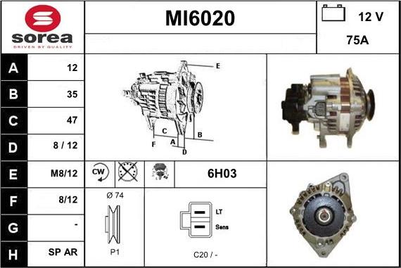 Sera MI6020 - Генератор autocars.com.ua