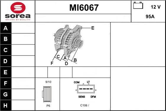 Sera MI6067 - Генератор autocars.com.ua