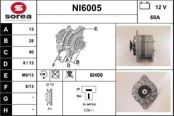 Sera NI6005 - Генератор autocars.com.ua