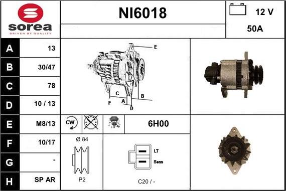 Sera NI6018 - Генератор autocars.com.ua