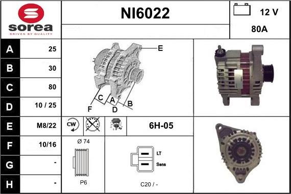 Sera NI6022 - Генератор autocars.com.ua