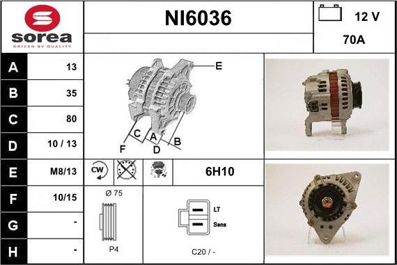 Sera NI6036 - Генератор autodnr.net