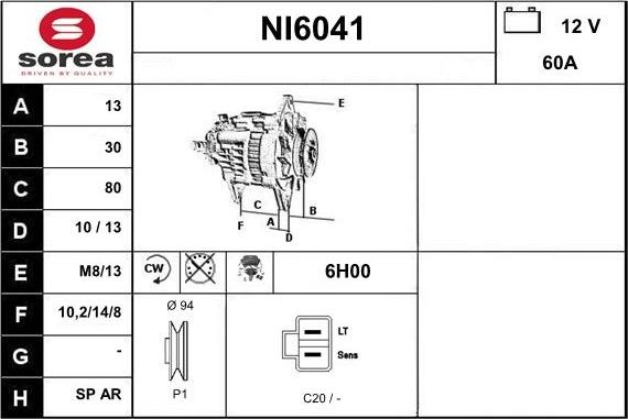 Sera NI6041 - Генератор autodnr.net