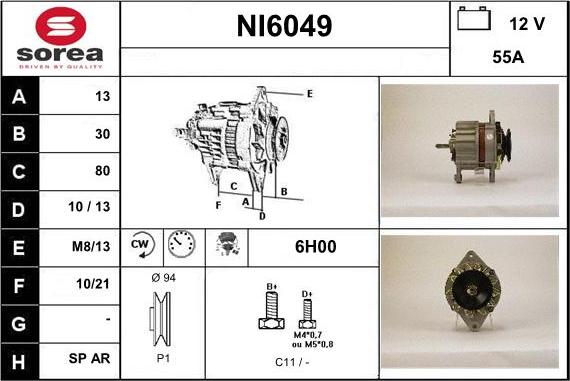 Sera NI6049 - Генератор autocars.com.ua