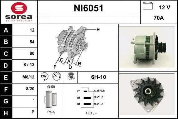 Sera NI6051 - Генератор autocars.com.ua