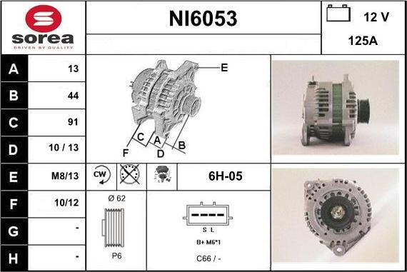 Sera NI6053 - Генератор autocars.com.ua