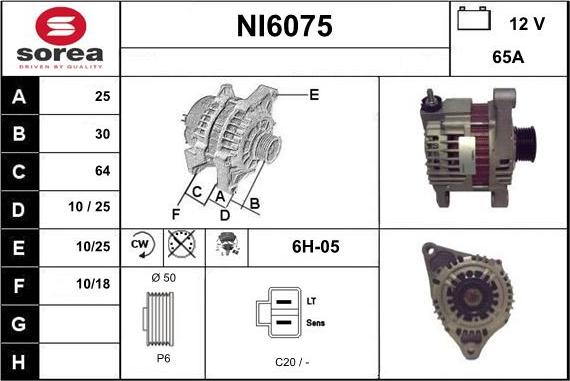 Sera NI6075 - Генератор autocars.com.ua