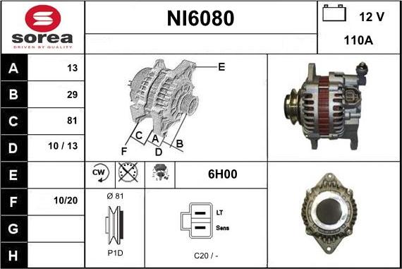 Sera NI6080 - Генератор autodnr.net