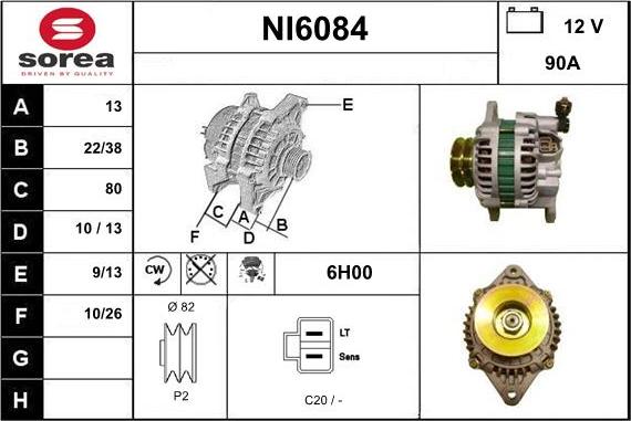 Sera NI6084 - Генератор autocars.com.ua