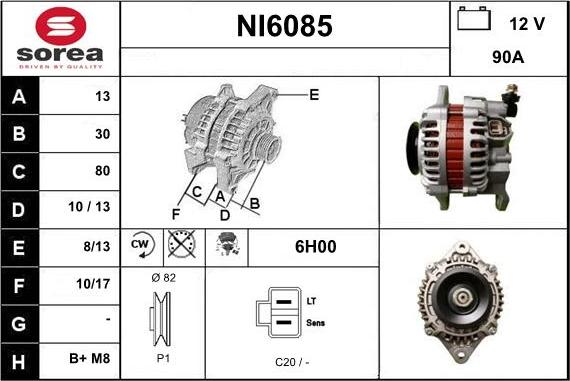 Sera NI6085 - Генератор autocars.com.ua