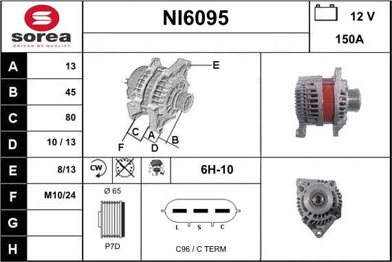 Sera NI6095 - Генератор autocars.com.ua