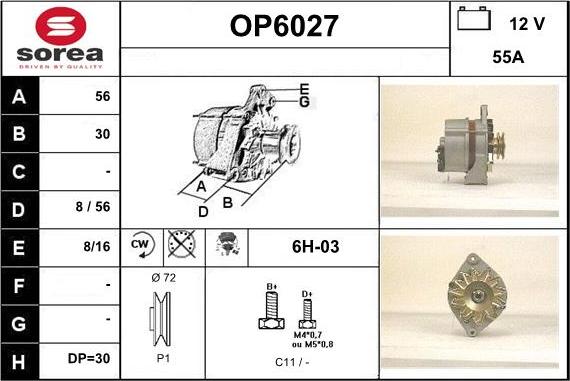 Sera OP6027 - Генератор autocars.com.ua