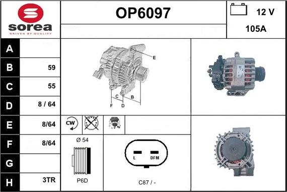 Sera OP6097 - Генератор autocars.com.ua