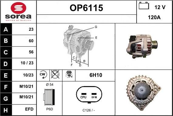 Sera OP6115 - Генератор autocars.com.ua