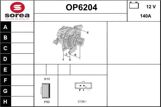 Sera OP6204 - Генератор autocars.com.ua
