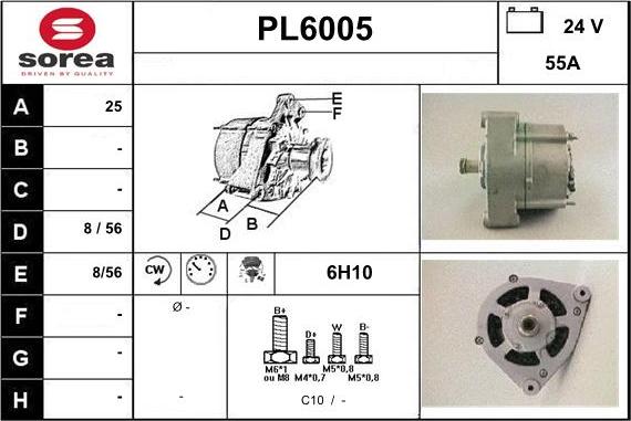 Sera PL6005 - Генератор autocars.com.ua