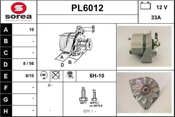 Sera PL6012 - Генератор autocars.com.ua