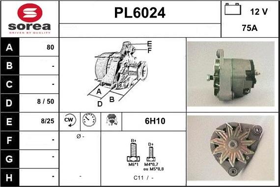 Sera PL6024 - Генератор autocars.com.ua