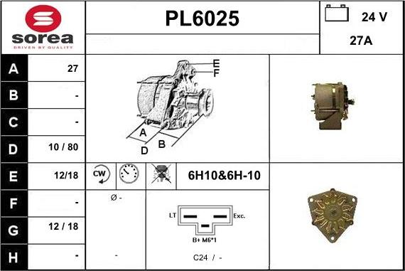 Sera PL6025 - Генератор autocars.com.ua