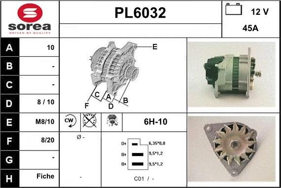 Sera PL6032 - Генератор autocars.com.ua