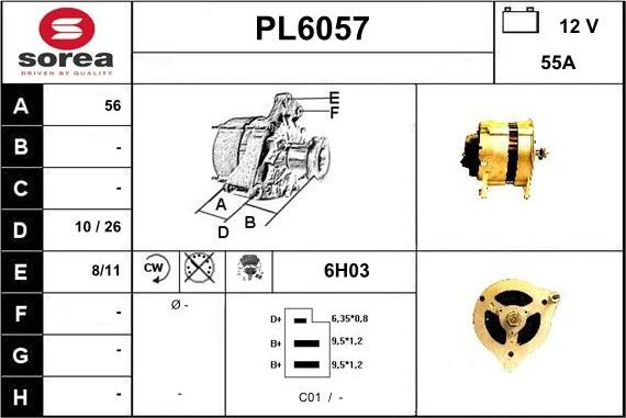 Sera PL6057 - Генератор autocars.com.ua