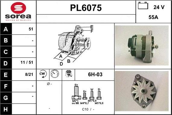 Sera PL6075 - Генератор autocars.com.ua