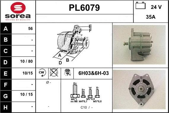 Sera PL6079 - Генератор autocars.com.ua