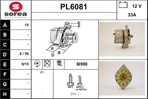 Sera PL6081 - Генератор autocars.com.ua