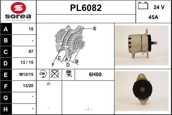 Sera PL6082 - Генератор autocars.com.ua