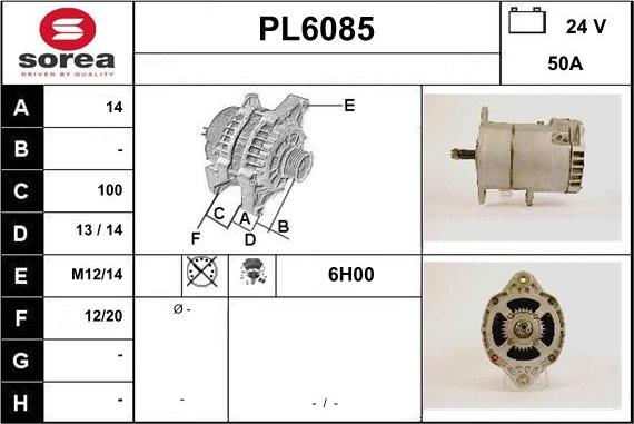 Sera PL6085 - Генератор autocars.com.ua