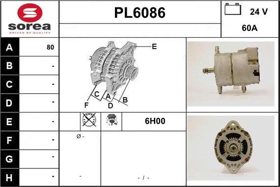 Sera PL6086 - Генератор autocars.com.ua