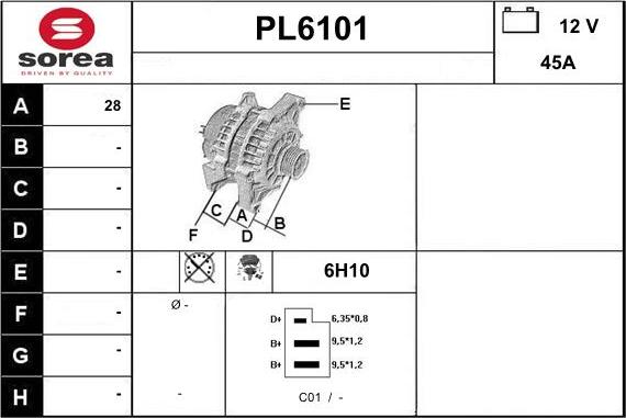 Sera PL6101 - Генератор autocars.com.ua