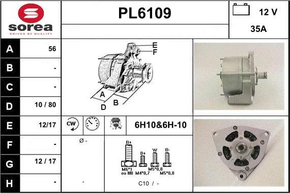 Sera PL6109 - Генератор autocars.com.ua