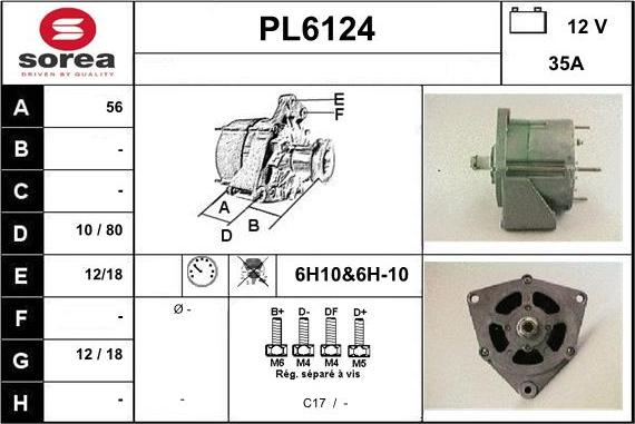 Sera PL6124 - Генератор autocars.com.ua