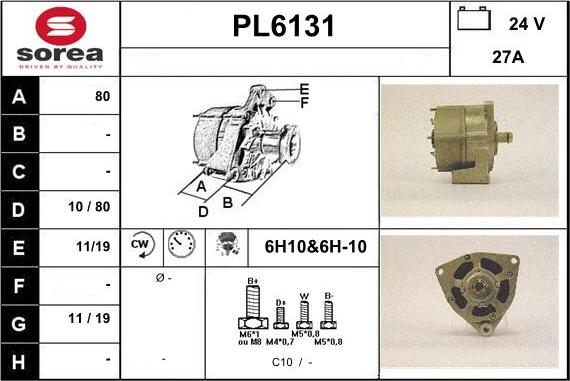 Sera PL6131 - Генератор autocars.com.ua